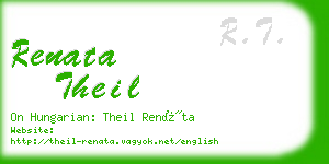 renata theil business card